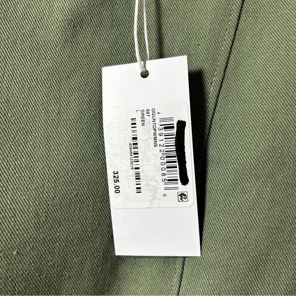 Head of State NWT sz LARGE Green Cutout Denim Crop Top Vest - Picture 3 of 10